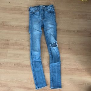 abercrombie and fitch high rise skinny jeans